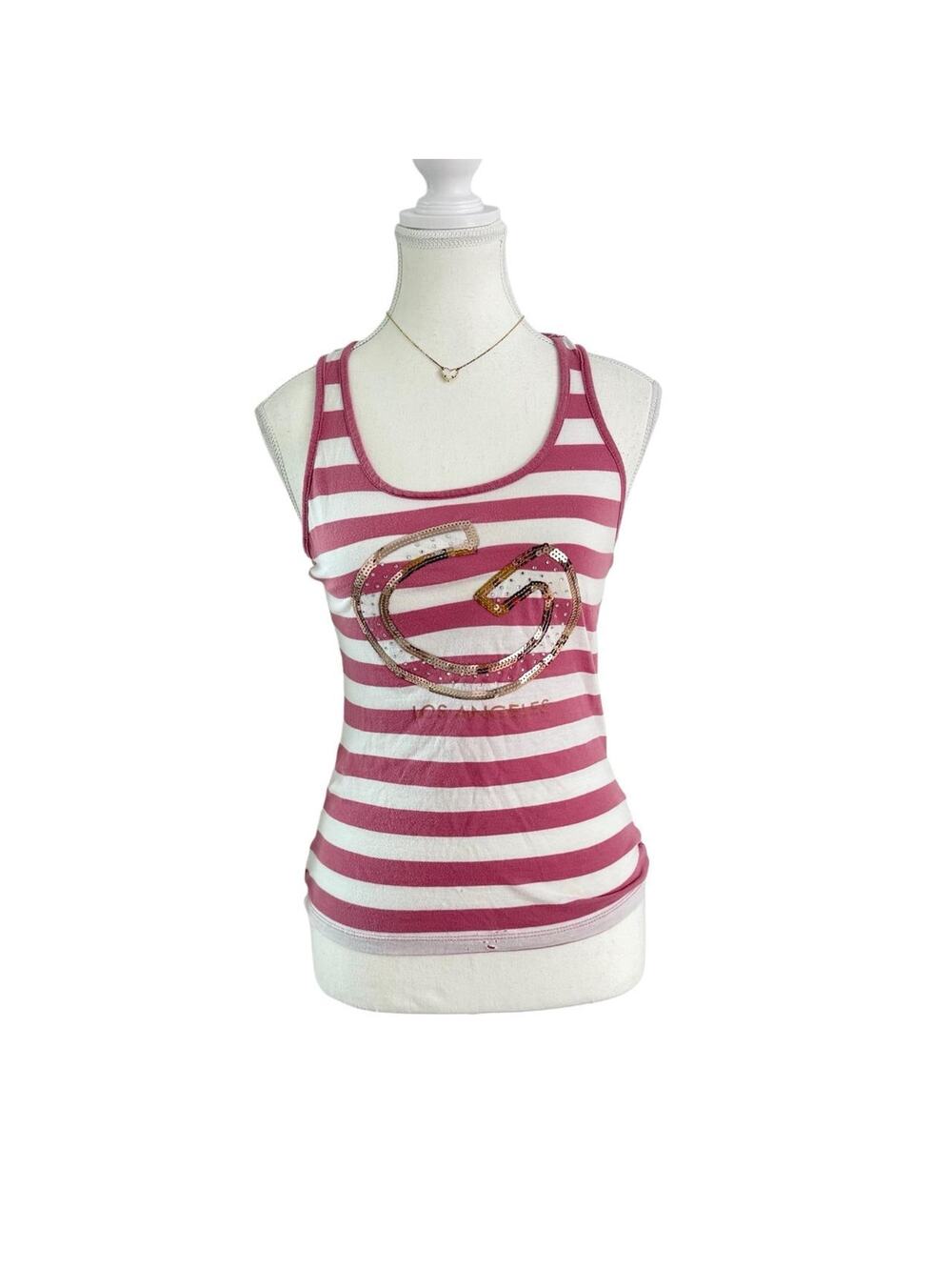 GBG Los Angels Vintage Sequin Y2K Tank Size Small